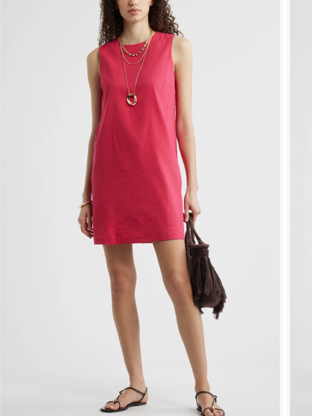 Sleeveless Linen Blend Minidress
Nordstrom